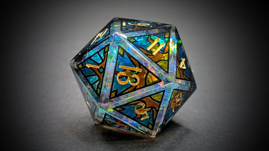 Celestial - 25mm Hand Painted D20
