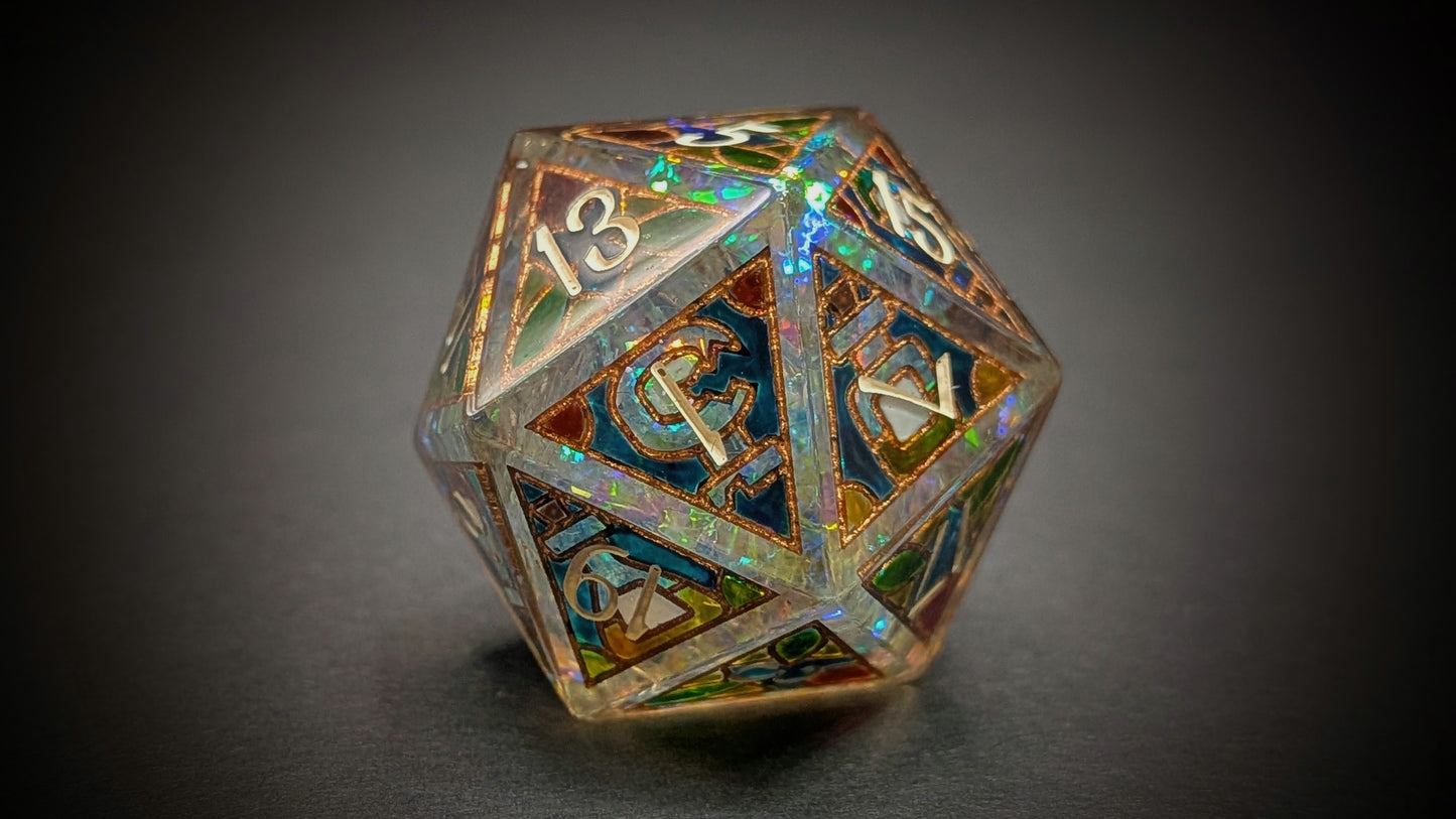 Royal Alchemist - 25mm Hand Painted D20