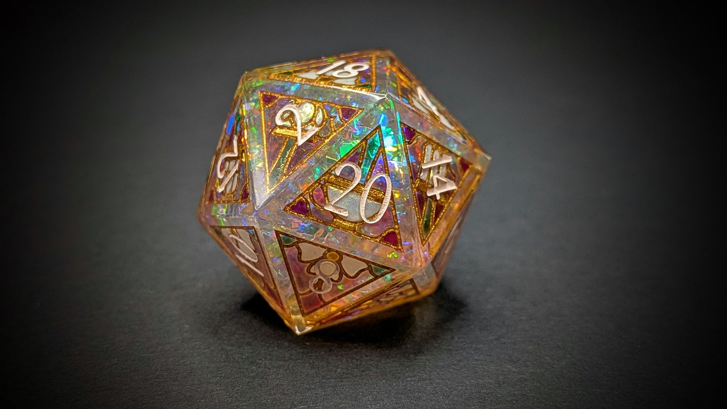 High Tea - 25mm Hand Painted D20